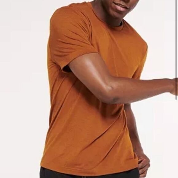 Apt.9 XL Rust Orange Short-Sleeve T-Shirt Premier Flex Cotton Blend Mens Casual - Picture 1 of 6